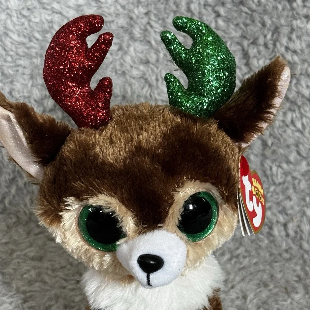 Ty Beanie Boo Kinley Reindeer Plush 6